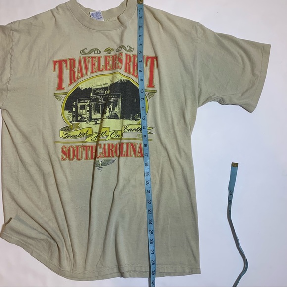 Vintage 90s South Carolina H.L. Miller Distressed Made in USA T-Shirt Large - Picture 7 of 10